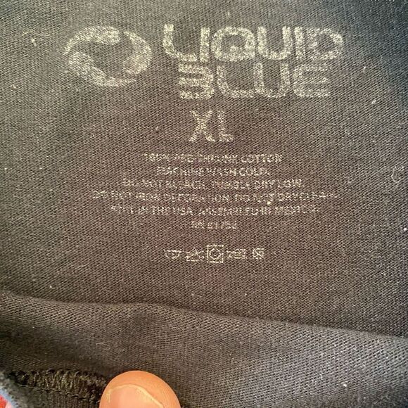 Liquid Blue Men's 2016 IT Movie The Clown Fantasy Scary Clown T-shirt Black XL - Picture 9 of 9